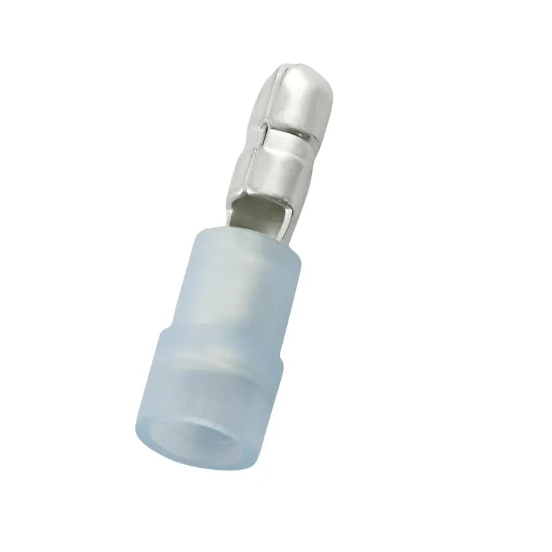 RS PRO Insulated Blue Crimp Bullet Connector 16 AWG to 14 AWG, 4 mm Bullet Diameter Male 178-8390
