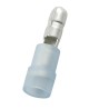 RS PRO Insulated Blue Crimp Bullet Connector 16 AWG to 14 AWG, 4 mm Bullet Diameter Male 178-8390