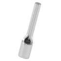 RS PRO Uninsulated Crimp Pin Connector, 22 AWG to 16 AWG, 1.9 mm Pin Diameter, 12 mm Pin Length, Grey 178-8416