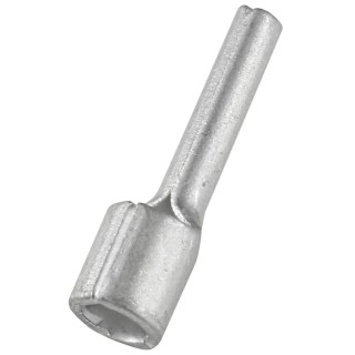 RS PRO Uninsulated Crimp Pin Connector 12 AWG to 10 AWG, 2.8 mm Pin Diameter, 14 mm Pin Length, Grey 178-8417