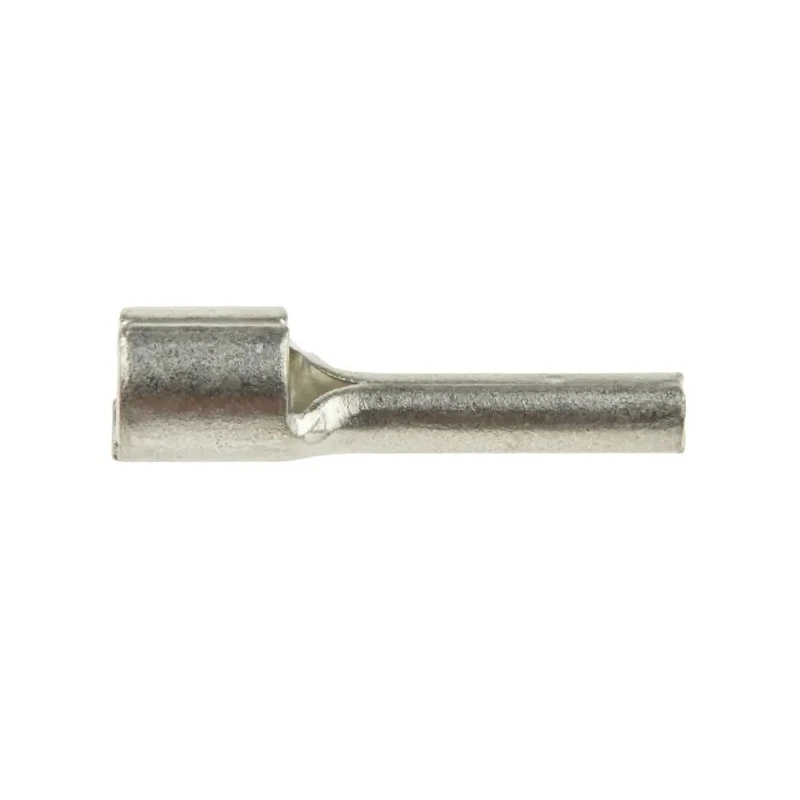 RS PRO Uninsulated Crimp Pin Connector 12 AWG to 10 AWG, 2.8 mm Pin Diameter, 14 mm Pin Length, Grey 178-8417