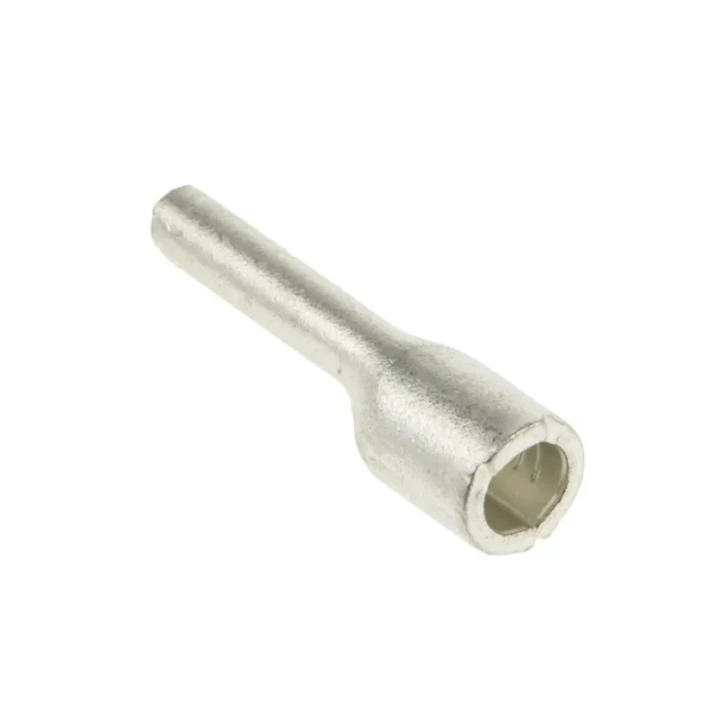 RS PRO Uninsulated Crimp Pin Connector 12 AWG to 10 AWG, 2.8 mm Pin Diameter, 14 mm Pin Length, Grey 178-8417