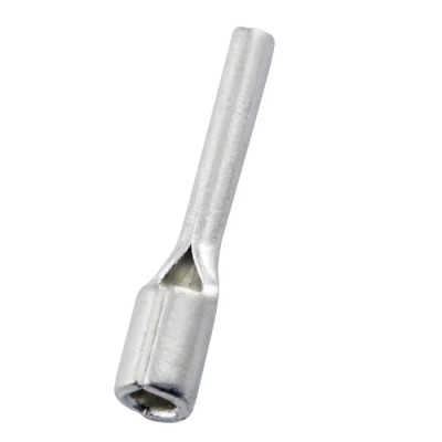 RS PRO Uninsulated Crimp Pin Connector, 22 AWG to 16 AWG, 1.9 mm Pin Diameter, 12 mm Pin Length, Grey 178-8412