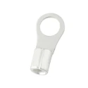 RS PRO Uninsulated Ring Terminal Copper Contact Tin Plating 4.3 mm Stud Size AWG 14-12 18mm Length 1mm Thickness 178-8610