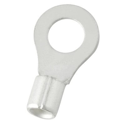 RS PRO Uninsulated Ring Terminal 10.5 mm Stud Size 12 AWG to 10 AWG Wire Size Grey 178-8622