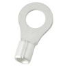 RS PRO Uninsulated Ring Terminal 10.5 mm Stud Size 12 AWG to 10 AWG Wire Size Grey 178-8622