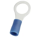 RS PRO Insulated Ring Terminal 8.4 mm Stud Size 16 AWG 14 AWG Wire Size Blue 178-8663