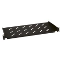 Legrand Linkeo Series Black Fixed Shelf 2U, 15kg Load, 435mm x 200mm x 200mm 6 465 01