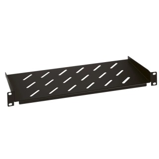 Legrand Linkeo Series Black Fixed Shelf 2U, 15kg Load, 435mm x 200mm x 200mm 6 465 01