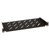 Legrand Linkeo Series Black Fixed Shelf 2U, 15kg Load, 435mm x 200mm x 200mm 6 465 01