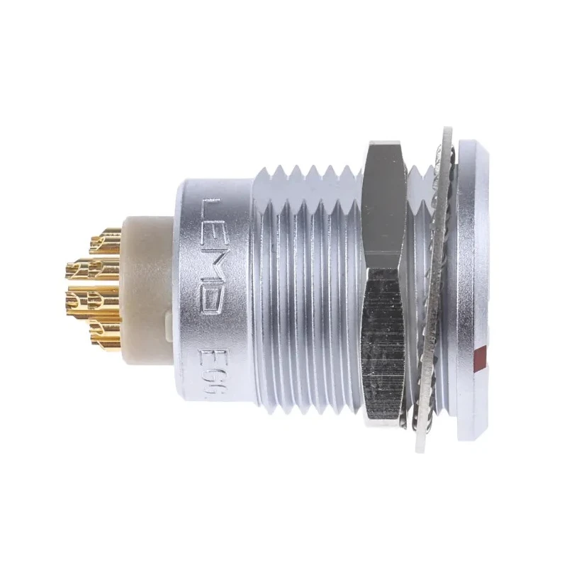 LEMO Circular Connector 16 Contacts Panel Mount 18 mm Socket Female IP50 2B Series EGG.2B.316.CLL