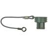 LEMO 1B MIL 1344A Male/Female Dust Cap Shell Size 1 IP50 Rated with Brass Chrome Plated Finish