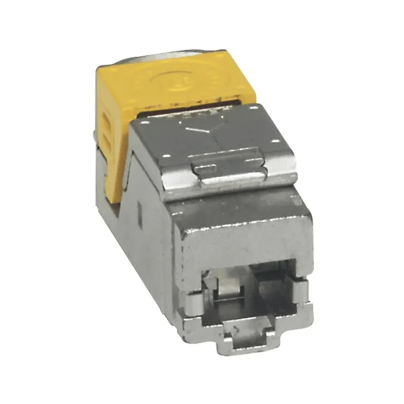 Legrand LCS³ Series RJ45 Connector Female Panel Cat6a UTP Shield Straight 1 Port 6 Way RJ45