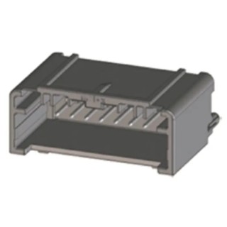 Molex Mini50 8 Way Black Male Automotive Connector Through Hole Solder Termination 34792-0080