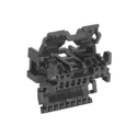 Molex Mini50 Automotive Connector Female Black Cable 12 Way Crimp Termination 34824-1124