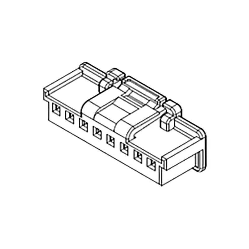 Molex DuraClik Female Crimp Connector Housing 2 mm Pitch 6 Way 1 Row Straight 502351-0600