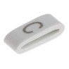 HellermannTyton Slide-On Cable Marker Pre-Printed "C", Black Legend on White PVC, 1.8 mm to 6.3 mm Cable Diameter HODS85