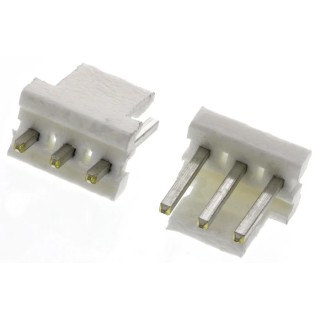TE Connectivity MTA-156 Series Straight Through Hole Pin Header, 3 Contact, 3.96 mm Pitch, 1 Row, Unshrouded 640445-3