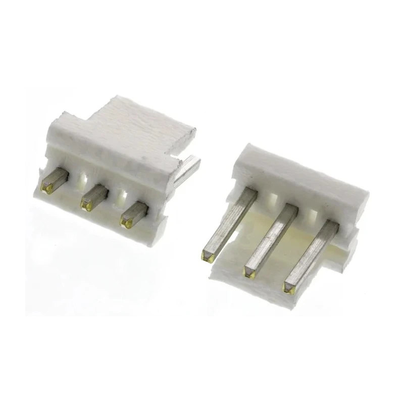 TE Connectivity MTA-156 Series Straight Through Hole Pin Header, 3 Contact, 3.96 mm Pitch, 1 Row, Unshrouded 640445-3