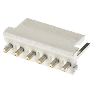 TE Connectivity MTA-156 Series Straight Through Hole Pin Header 6 Contacts 3.96 mm Pitch 1 Row Unshrouded 640445-6
