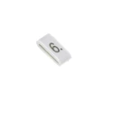 HellermannTyton Pre-Printed Slide-On Cable Marker Black Legend 6 for 1.8 mm to 6.3 mm Cable HODS85