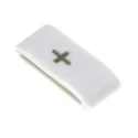HellermannTyton Slide-On Cable Marker 6.3 mm Max Diameter, Black Legend "+", White PVC Material HODS85