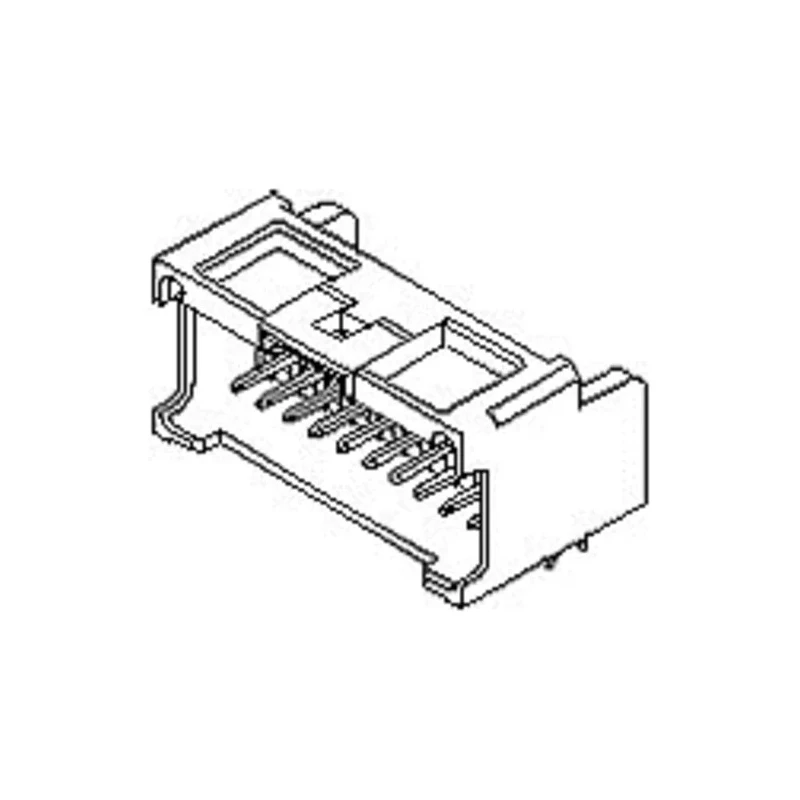 Molex MicroClasp Series Right Angle Through Hole PCB Header, 40 Contact, 2 mm Pitch, 2 Row, Shrouded 55959-4030