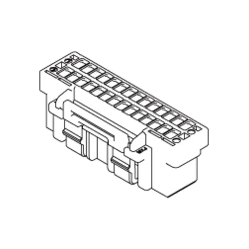Molex CLIK-Mate Male Crimp Connector Housing 1.5 mm Pitch 12 Way 2 Row Straight 503149-1200