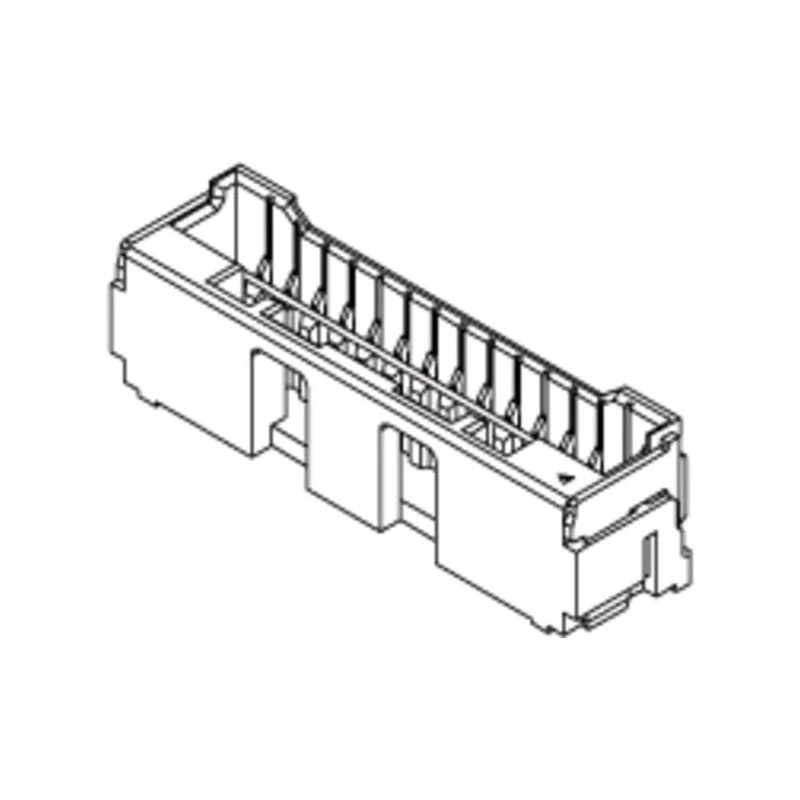 Molex CLIK-Mate Series Straight Surface PCB Socket 8-Contact 1 Row 1.5 mm Pitch Crimp 502584-0860