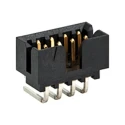 Molex Milli-Grid Series Right Angle Through Hole PCB Header 12 Contacts 2 mm Pitch 2 Row Shrouded 87833-1231