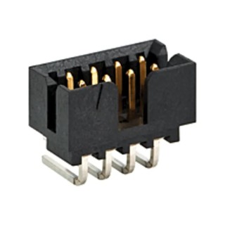 Molex Milli-Grid Series Right Angle Through Hole PCB Header 12 Contacts 2 mm Pitch 2 Row Shrouded 87833-1231