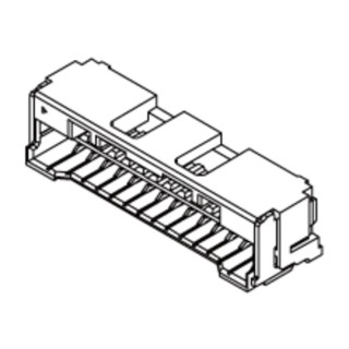 Molex CLIK-Mate Series Right Angle Surface PCB Socket 10-Contact 1 Row 1.5 mm Pitch Crimp 502585-1070