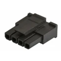 Molex Micro-Fit 3.0 Female Crimp Connector Housing, 3 mm Pitch, 4 Way, 1 Row Straight 43645-0408