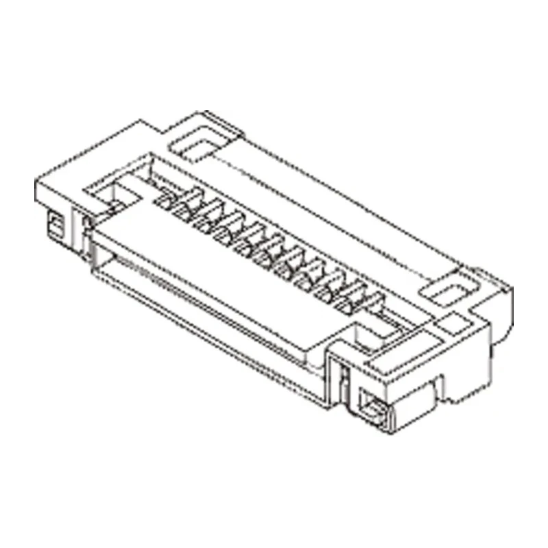 Molex 0.5 mm Pitch 40 Way Right Angle Female FPC Connector Surface Mount Solder 51296-4094