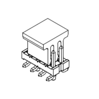 Molex Milli-Grid Series Straight Surface PCB Header 12 Contact, 2 mm Pitch, 2 Row, Shrouded 87759-1274