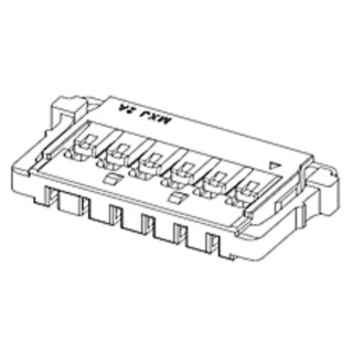Molex Pico-Lock Female Connector Housing 1.5 mm Pitch 8 Way 1 Row Straight 504051-0801
