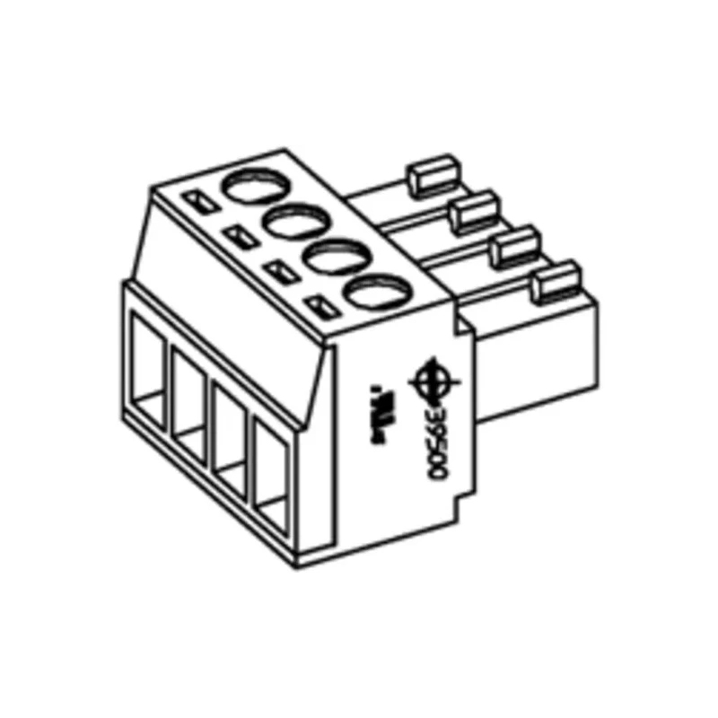 Molex 39500 Series Pluggable Terminal Block 3-Contact 3.5 mm Pitch 1 Row 300V Phosphor Bronze Housing 39500-0003