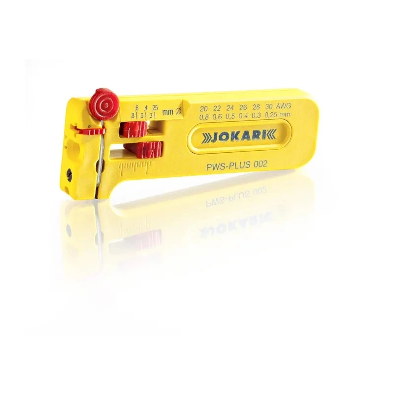 Jokari PWS-PLUS Series Ethernet Insulated Wire Stripper 0.25 to 0.8 mm Stripping Range 0.8 mm Length 40025