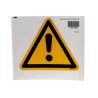 Brady Hazard Warning Sign Label Self-Adhesive Polyethylene Terephthalate 200mm x 173mm PIC 308-TRI 200-B7541 (BRANDED)