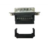 Amphenol Communications Solutions MHDM 9 Way Cable D-Sub Connector Female Screw Mount, Female Connector L17MHDM09+L77SDE09S