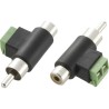 RS PRO Jack Connector Cable Male 2 Terminal Adapter 12V DC 5A Tin Plated Copper Alloy Contact 179-2854
