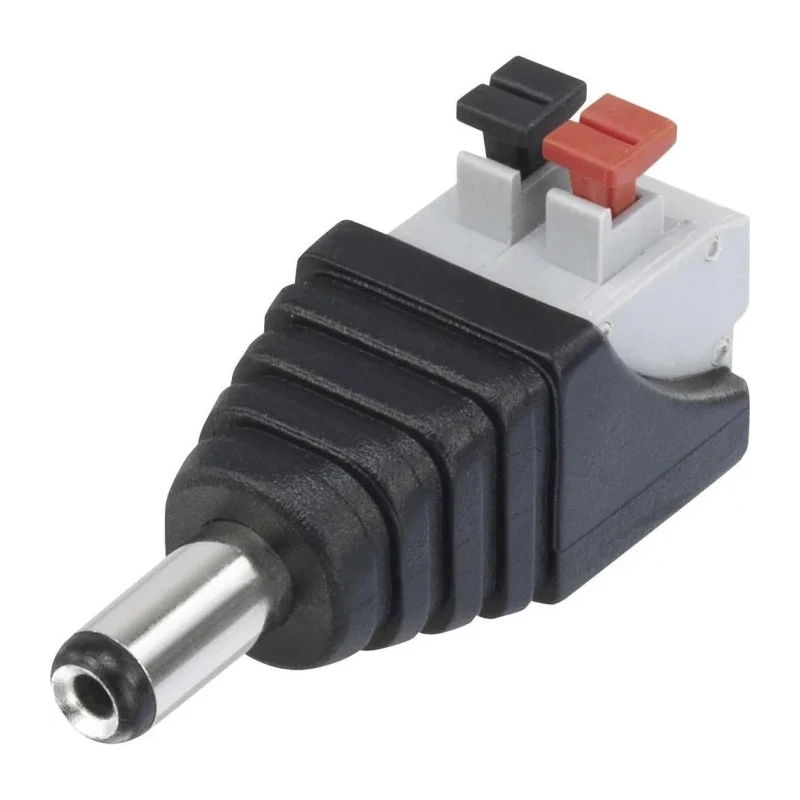 RS PRO DC Power Connector Straight Jack 5A 12V dc Cable Mount Male 9mm 179-2856