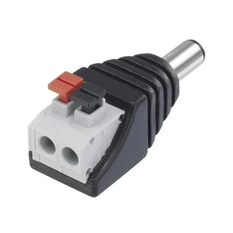 RS PRO DC Power Connector Straight Jack 5A 12V dc Cable Mount Male 9mm 179-2856
