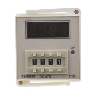 RS PRO Plug-In Timer Relay Series Timer Relay 1 Contact SPDT 240 V AC 5 A ON Delay 99 h 59 min 179-2901