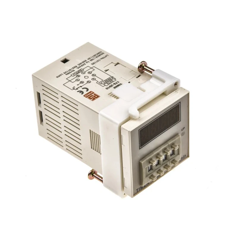 RS PRO RS PRO Plug-In Timer Relay 1-Contact 240 V AC 99 h 59 min ON Delay SPDT Switch 179-2910