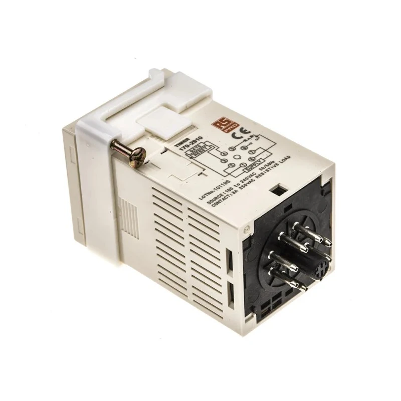 RS PRO RS PRO Plug-In Timer Relay 1-Contact 240 V AC 99 h 59 min ON Delay SPDT Switch 179-2910