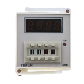 RS PRO Plug‑In Timer Relay 1-Contact 240 V AC 99 h 59 min ON Delay SPDT Switch 179-2911