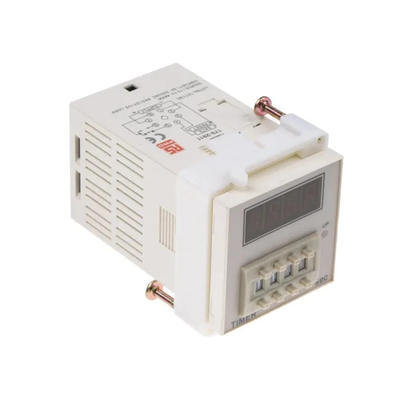 RS PRO Plug‑In Timer Relay 1-Contact 240 V AC 99 h 59 min ON Delay SPDT Switch 179-2911