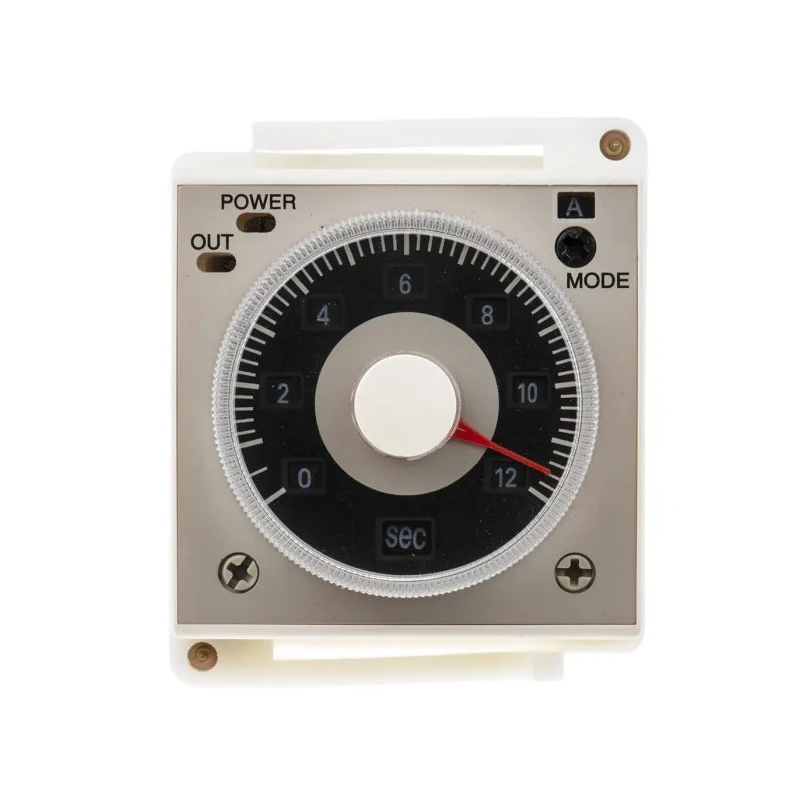 RS PRO Panel Timer Relay 2-Contact DPDT 100 to 125 V dc Multifunction 0.1 s to 300 h 11-Pin 179-2915