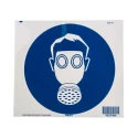 Brady Polyethylene Terephthalate Mandatory Sign Danger Keep Out Blue White 200mm PIC 253-DIA 200-B7541 (BRANDED)